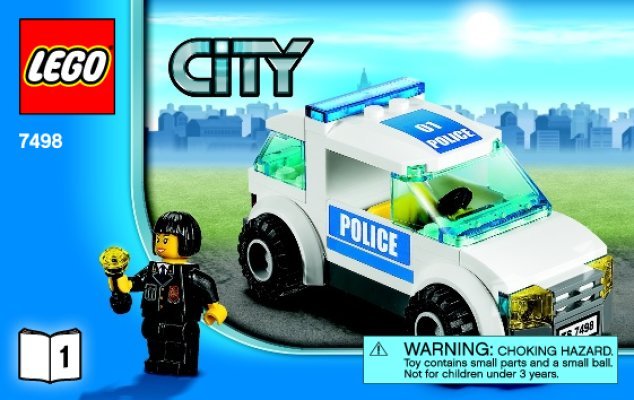 Istruzioni per la Costruzione - LEGO - 7498 - Police Station: Page 1