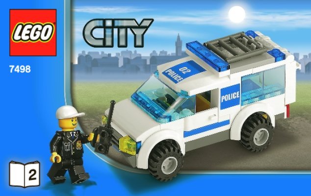 Istruzioni per la Costruzione - LEGO - 7498 - Police Station: Page 1