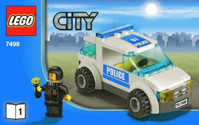 Istruzioni per la Costruzione - LEGO - 7498 - Police Station: Page 1