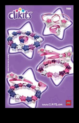 Istruzioni per la Costruzione - LEGO - 7555 - Glitter & Sparkle Beauty Kit: Page 1