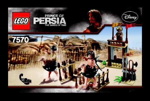 Istruzioni per la Costruzione - LEGO - 7570 - The Ostrich Race: Page 1