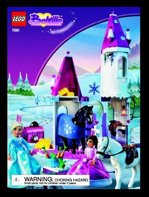 Istruzioni per la Costruzione - LEGO - 7581 - Winter Royal Stables: Page 1