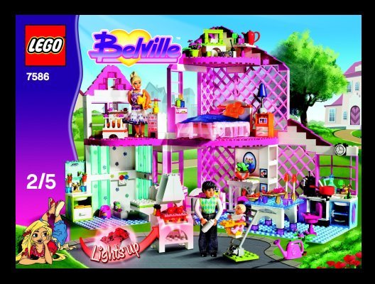 Istruzioni per la Costruzione - LEGO - 7586 - Sunshine Home: Page 1