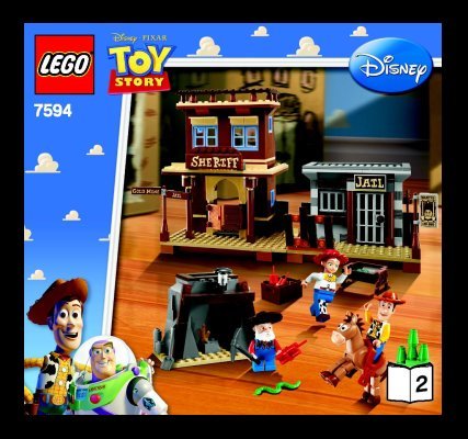 Istruzioni per la Costruzione - LEGO - 7594 - Woody's Roundup!: Page 1