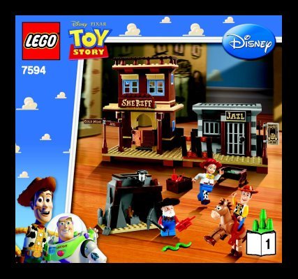 Istruzioni per la Costruzione - LEGO - 7594 - Woody's Roundup!: Page 1