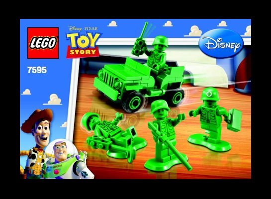 Istruzioni per la Costruzione - LEGO - 7595 - Army Men on Patrol: Page 1