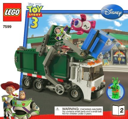 Istruzioni per la Costruzione - LEGO - 7599 - Garbage Truck Getaway: Page 1