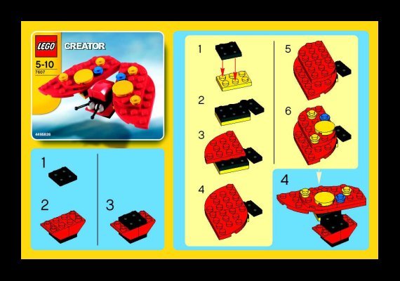 Istruzioni per la Costruzione - LEGO - 7607 - Butterfly: Page 1