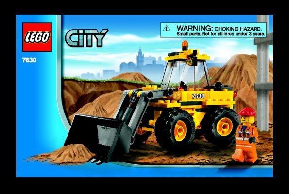 Istruzioni per la Costruzione - LEGO - 7630 - Front-end Loader: Page 1