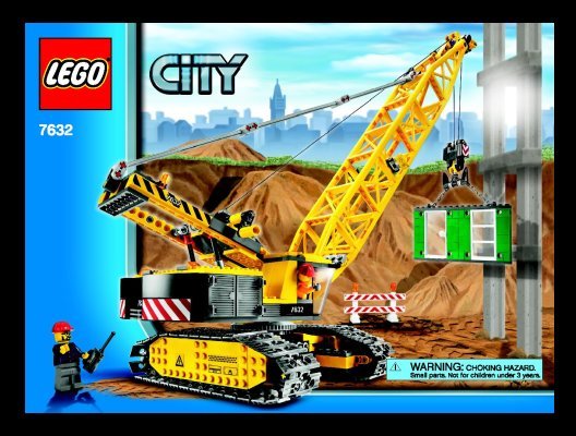 Istruzioni per la Costruzione - LEGO - 7632 - Crawler Crane: Page 1