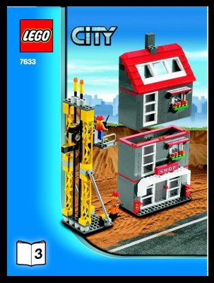 Istruzioni per la Costruzione - LEGO - 7633 - Construction Site: Page 1