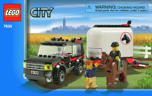 Istruzioni per la Costruzione - LEGO - 7635 - 4WD with Horse Trailer: Page 1