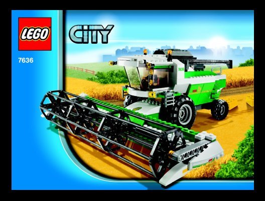 Istruzioni per la Costruzione - LEGO - 7636 - Combine Harvester: Page 1