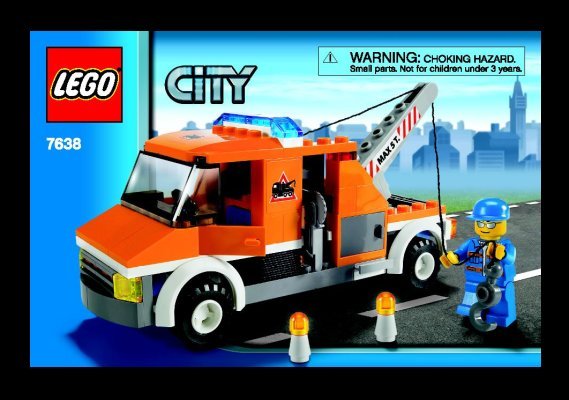 Istruzioni per la Costruzione - LEGO - 7638 - Tow Truck: Page 1