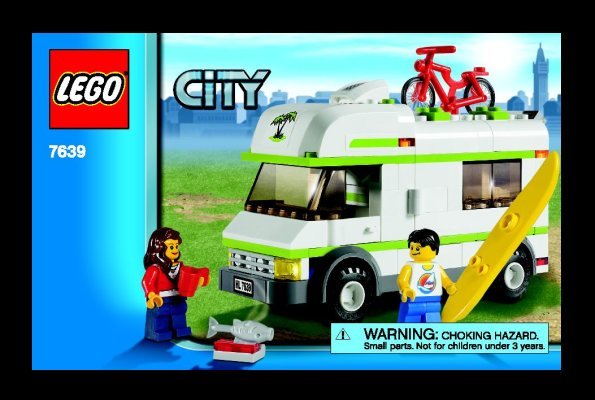 Istruzioni per la Costruzione - LEGO - 7639 - Camper: Page 1