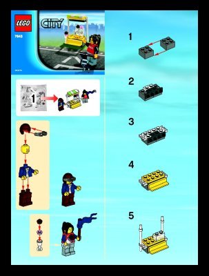 Istruzioni per la Costruzione - LEGO - 7643 - Air Show Plane: Page 1