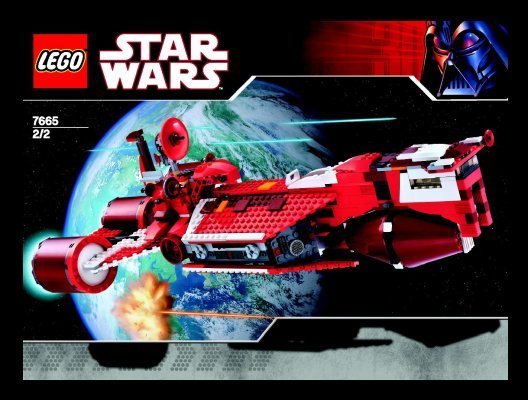 Istruzioni per la Costruzione - LEGO - 7665 - Republic Cruiser™: Page 1