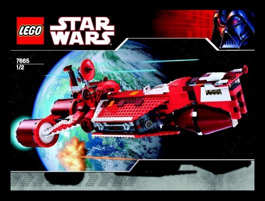 Istruzioni per la Costruzione - LEGO - 7665 - Republic Cruiser™: Page 1