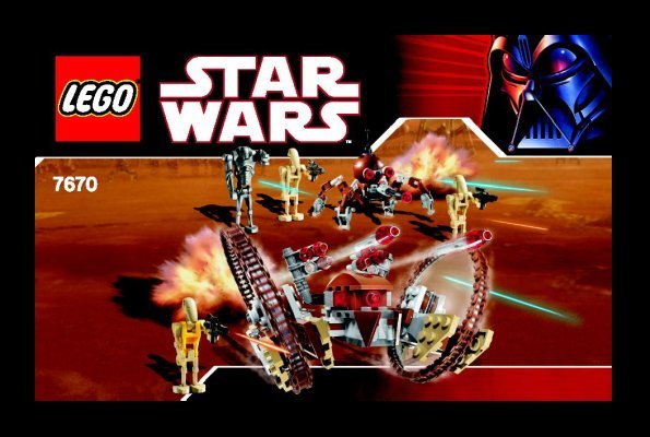 Istruzioni per la Costruzione - LEGO - 7670 - Hailfire Droid & Spider Droid™: Page 1