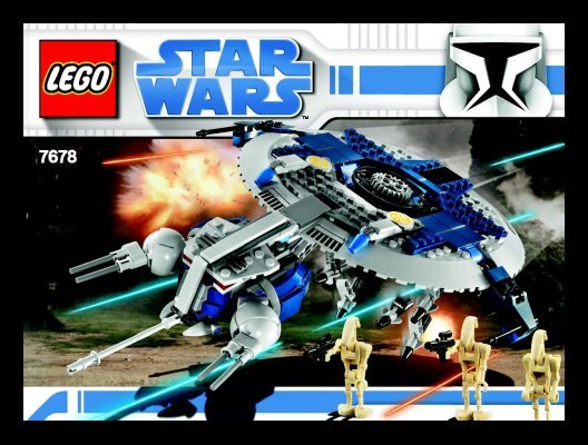 Istruzioni per la Costruzione - LEGO - 7678 - Droid Gunship™: Page 1