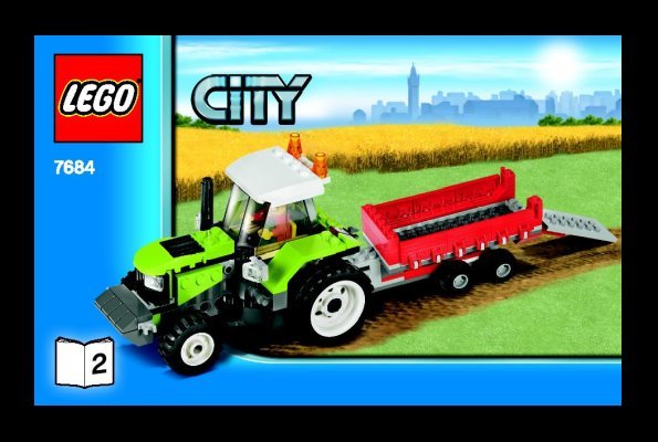 Istruzioni per la Costruzione - LEGO - 7684 - Pig Farm & Tractor: Page 1