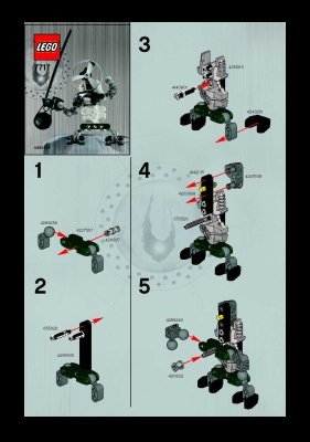 Istruzioni per la Costruzione - LEGO - 7717 - QUICK Bad Guy Green: Page 1