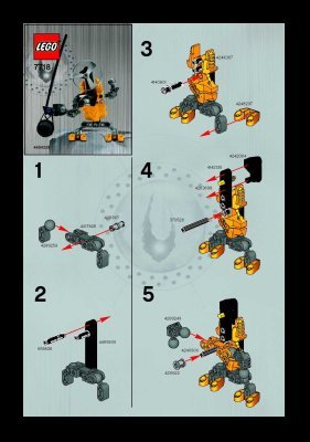 Istruzioni per la Costruzione - LEGO - 7718 - QUICK Bad Guy Yellow: Page 1