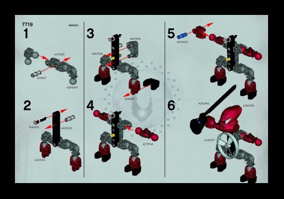 Istruzioni per la Costruzione - LEGO - 7719 - QUICK Good  Guy Red: Page 1