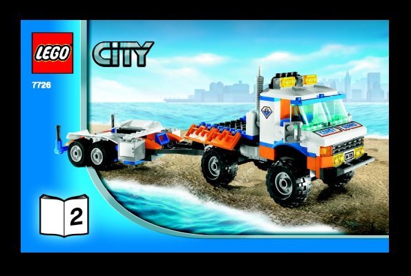 Istruzioni per la Costruzione - LEGO - 7726 - Coast Guard Truck with Speed Boat: Page 1