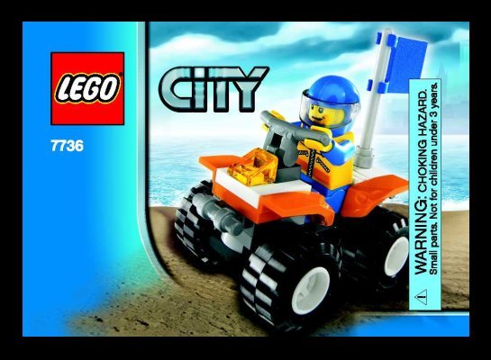 Istruzioni per la Costruzione - LEGO - 7736 - Coast Guard Quad Bike: Page 1