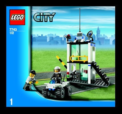 Istruzioni per la Costruzione - LEGO - 7743 - Police Command Center: Page 1