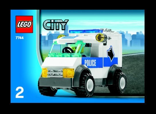 Istruzioni per la Costruzione - LEGO - 7744 - Police Headquarters: Page 1