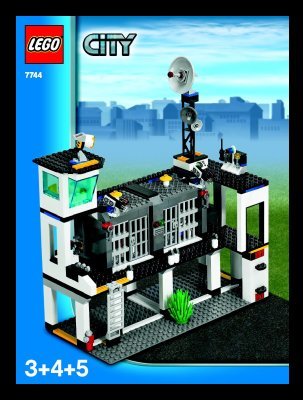 Istruzioni per la Costruzione - LEGO - 7744 - Police Headquarters: Page 1