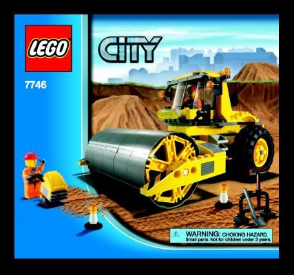 Istruzioni per la Costruzione - LEGO - 7746 - Single-Drum Roller: Page 1