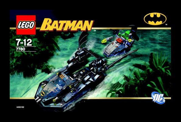 Istruzioni per la Costruzione - LEGO - 7780 - The Batboat™: Hunt for Killer Croc™: Page 1