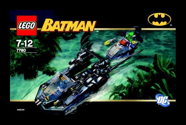 Istruzioni per la Costruzione - LEGO - 7780 - The Batboat™: Hunt for Killer Croc™: Page 1