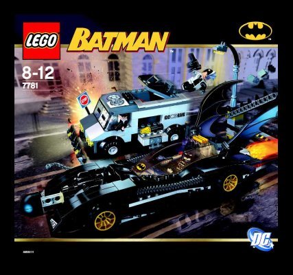 Istruzioni per la Costruzione - LEGO - 7781 - The Batmobile™: Two-Face's Escape: Page 1