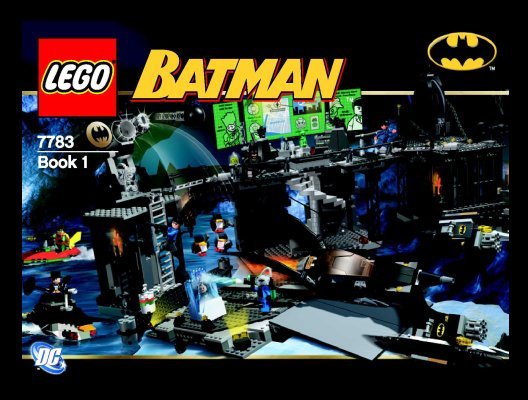 Istruzioni per la Costruzione - LEGO - 7783 - The Batcave™: The Penguin™ and Mr. Freez: Page 1