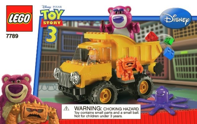 Istruzioni per la Costruzione - LEGO - 7789 - Lotso's Dump Truck: Page 1