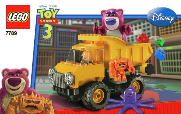 Istruzioni per la Costruzione - LEGO - 7789 - Lotso's Dump Truck: Page 1