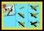 Istruzioni per la Costruzione - LEGO - 7808 - Yellow airplane: Page 1