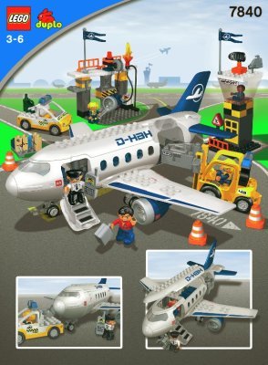 Istruzioni per la Costruzione - LEGO - 7840 - Airport Action Set: Page 1