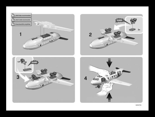 Istruzioni per la Costruzione - LEGO - 7840 - Airport Action Set: Page 1