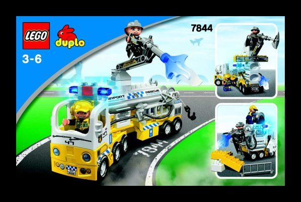 Istruzioni per la Costruzione - LEGO - 7844 - Rescue Truck: Page 1