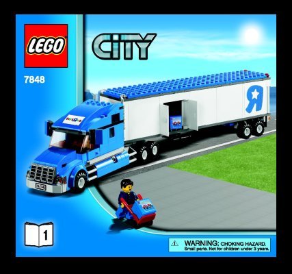 Istruzioni per la Costruzione - LEGO - 7848 - Toys "R” Us Truck: Page 1