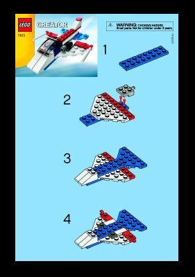 Istruzioni per la Costruzione - LEGO - 7873 - Jet Plane: Page 1