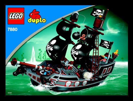 Istruzioni per la Costruzione - LEGO - 7880 - DUPLO® Big Pirate Ship: Page 1