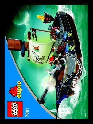 Istruzioni per la Costruzione - LEGO - 7881 - DUPLO® Pirate Ship: Page 1