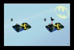 Istruzioni per la Costruzione - LEGO - 7886 - The Batcycle™: Harley Quinn's Hammer Tru: Page 9