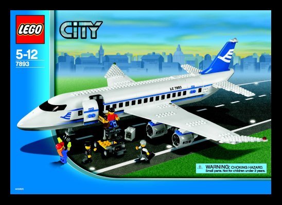 Istruzioni per la Costruzione - LEGO - 7893 - Passenger Plane: Page 1